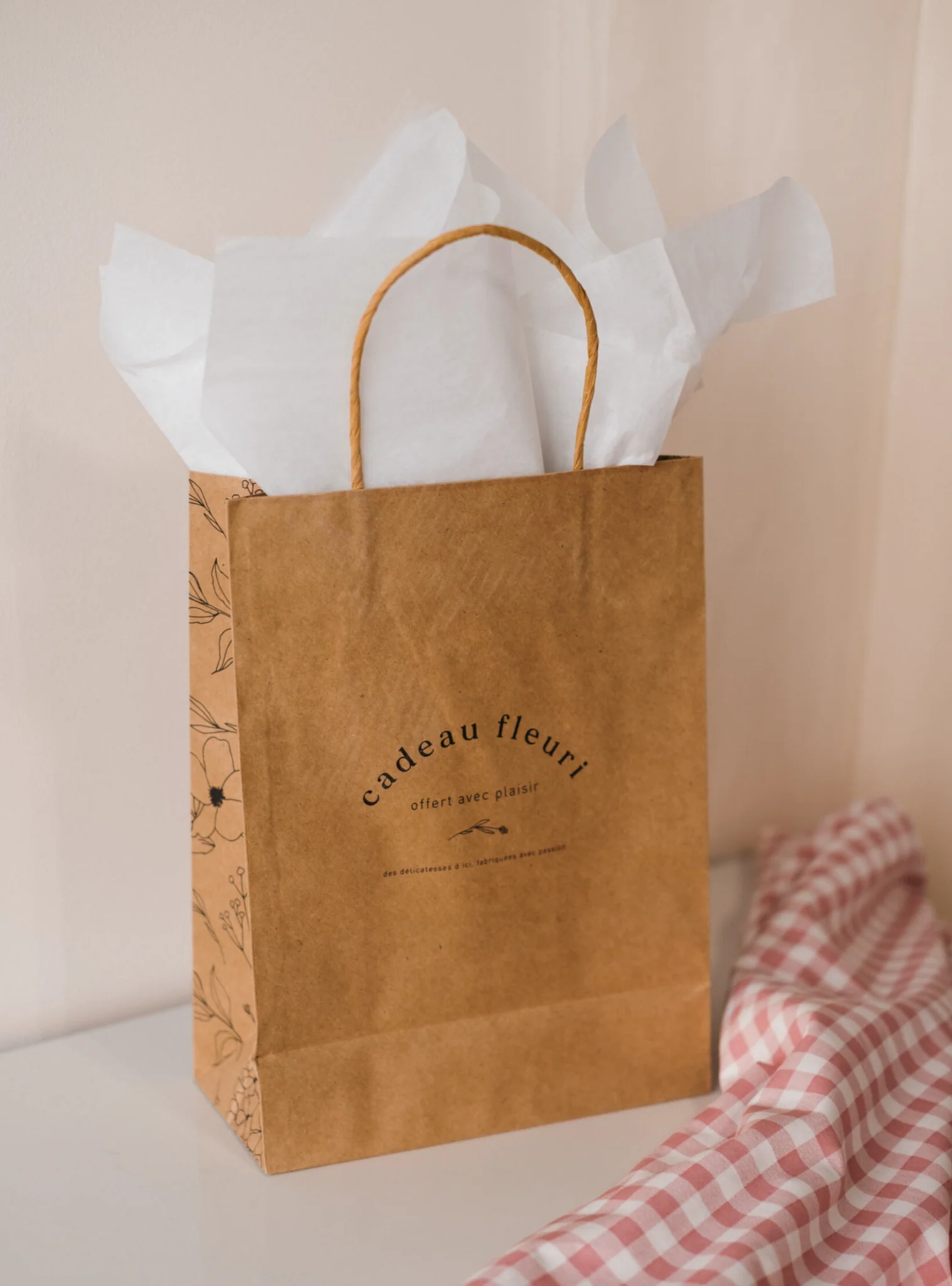 Sac Cadeau - Cadeau Fleuri - Image 3