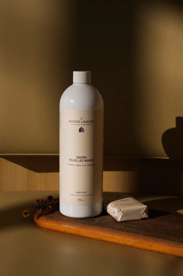 Savon pour les mains - Ambre, vanille & lavande - Image 4